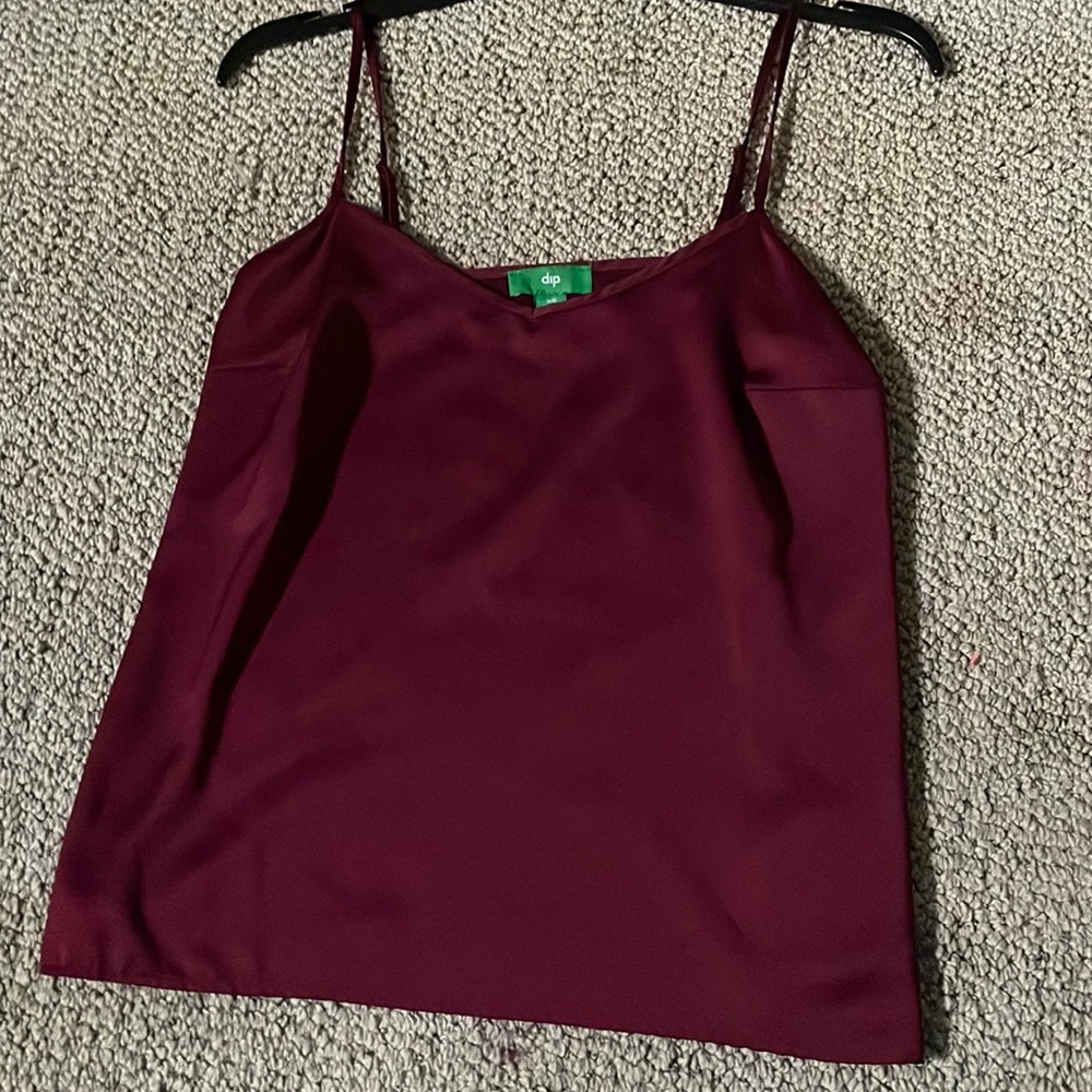 Silky dress shirt